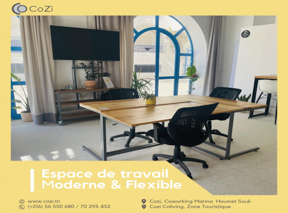 80% DE REDUCTION SUR 3 MOIS D'ACCES A L'ESPACE COWORKING CHEZ NOTRE PARTENAIRE COZI COLOVING